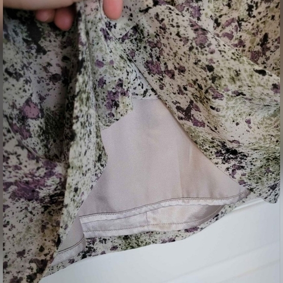 Kensie A-Line Ruffle Short Dress Colorful Lined XS Small - Picture 8 of 9